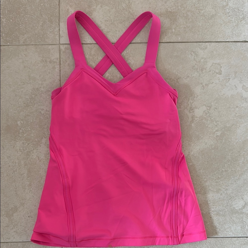 Lululemon Athletica Pink Fitted Camisole